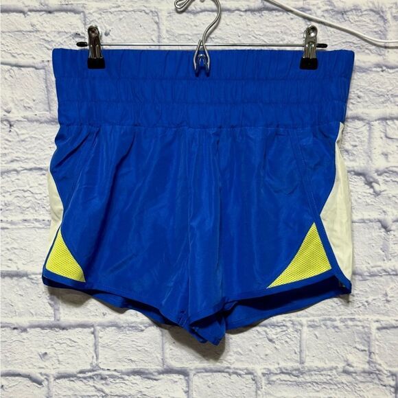 2 pair RBX Teal & blue High Waisted Running/ Athletic Shorts M - Picture 5 of 15